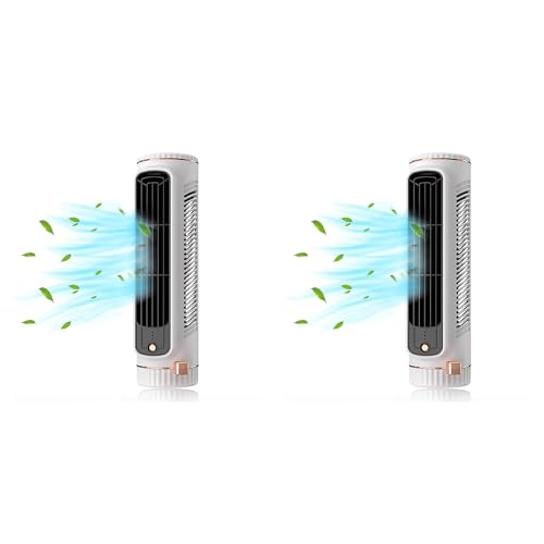 Pyugxab 2X Automatische Fernklimaanlage USB Persönliche Klimaanlage Mini Conditioner mit 3 Geschwindigkeiten Elektrischer Ventilator Weiß Pyugxab 2X Automatische Fernklimaanlage USB Persönliche Klimaanlage Mini Conditioner mit 3 Geschwindigkeiten Elektrischer Ventilator Weiß von Pyugxab