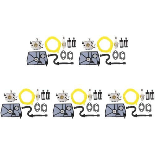 Pyugxab 5 x Vergaser-Luftfilter-Kraftstoffleitungsfilter-Set für 028 028AV 028 AV Kettensäge für -16B Tillotson -40 Pyugxab 5 x Vergaser-Luftfilter-Kraftstoffleitungsfilter-Set für 028 028AV 028 AV Kettensäge für -16B Tillotson -40 von Pyugxab