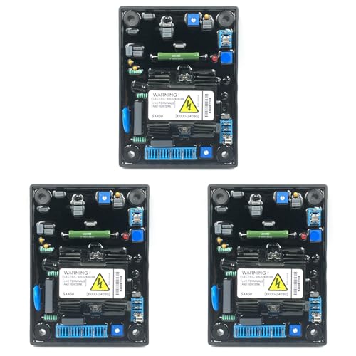 Pyugxab Automatischer Spannungsregler AVR SX460 für Generator 12972 Leistungsstabilisator, 3 Stück Pyugxab Automatischer Spannungsregler AVR SX460 für Generator 12972 Leistungsstabilisator, 3 Stück von Pyugxab