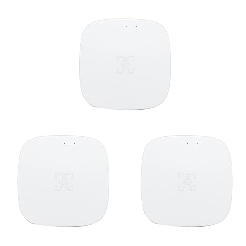 Pyugxab Tuya WiFi MmWave Menschlicher Präsenzsensor mit Leuchtdichte, Mikrowellen-Radar-Erkennung, PIR-Bewegungssensor, Wandhalterung, 3 Stück Pyugxab Tuya WiFi MmWave Menschlicher Präsenzsensor mit Leuchtdichte, Mikrowellen-Radar-Erkennung, PIR-Bewegungssensor, Wandhalterung, 3 Stück von Pyugxab