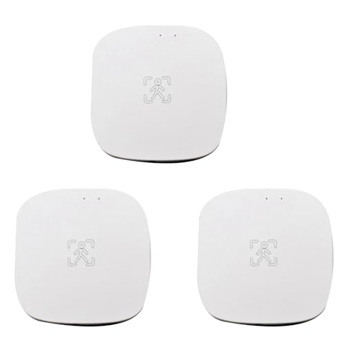 Pyugxab Tuya ZigBee MmWave Menschlicher Präsenzsensor mit Leuchtdichte, Mikrowellen-Radar-Erkennung, PIR-Bewegungssensor, Wandhalterung, 3 Stück Pyugxab Tuya ZigBee MmWave Menschlicher Präsenzsensor mit Leuchtdichte, Mikrowellen-Radar-Erkennung, PIR-Bewegungssensor, Wandhalterung, 3 Stück von Pyugxab