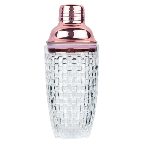 Pzsmqr 13-Unzen-Glas-Cocktail-Shaker-Set – Glas-Shaker für Cocktails, Getränke-Shaker, Cocktail-Shaker und Cocktail-Shaker Aus Roségold, Einfach zu Bedienen Pzsmqr 13-Unzen-Glas-Cocktail-Shaker-Set – Glas-Shaker für Cocktails, Getränke-Shaker, Cocktail-Shaker und Cocktail-Shaker Aus Roségold, Einfach zu Bedienen von Pzsmqr