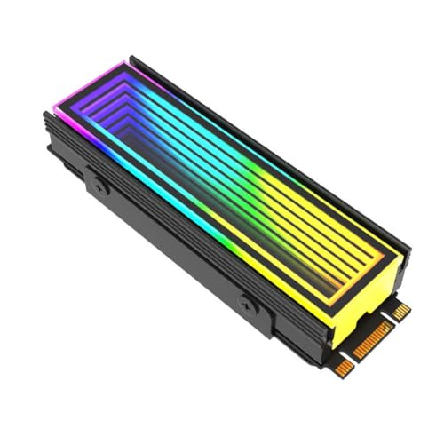 Pzsmqr 2280 SSD M2 Kühler PC RGB M.2 Nvme Kühler Kühlkörper M2 ARGB Kühler Endless Abyss Effect Schwarz Pzsmqr 2280 SSD M2 Kühler PC RGB M.2 Nvme Kühler Kühlkörper M2 ARGB Kühler Endless Abyss Effect Schwarz von Pzsmqr