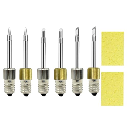 Pzsmqr 6Pcs Messing-Lötspitzen USB-Lötspitzen Löten Schweißen Tipps für Lötstationen mit E10-Schnittstelle Pzsmqr 6Pcs Messing-Lötspitzen USB-Lötspitzen Löten Schweißen Tipps für Lötstationen mit E10-Schnittstelle von Pzsmqr