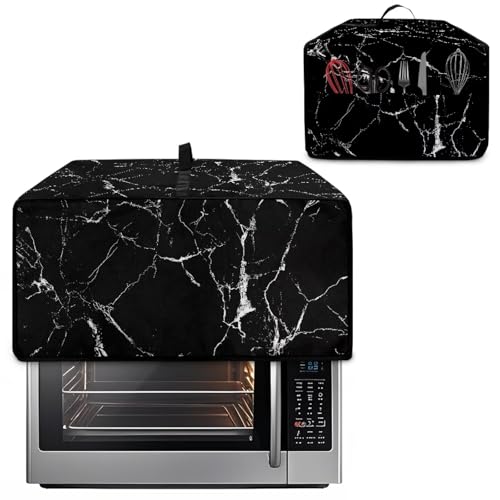 Pzuqiu Schwarze Marmor-Toaster-Abdeckungen für Brotbackmaschine, gesteppt, für Küche, kleine Geräte, universell passend für die meisten Standard-Brotmaschinen Pzuqiu Schwarze Marmor-Toaster-Abdeckungen für Brotbackmaschine, gesteppt, für Küche, kleine Geräte, universell passend für die meisten Standard-Brotmaschinen von Pzuqiu