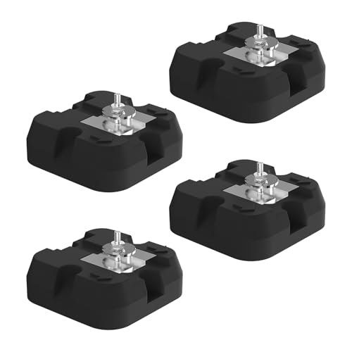 Air Conditioner Pad Set, Heavy Duty Base Bracket With 4 Anti-Vibration Mats, Supports 9000-60000 BTU Split Systems, 500kg Load Capacity, Perfect For Outdoor AC Unit Noise Reduction Air Conditioner Pad Set, Heavy Duty Base Bracket With 4 Anti-Vibration Mats, Supports 9000-60000 BTU Split Systems, 500kg Load Capacity, Perfect For Outdoor AC Unit Noise Reduction von Pzuryhg