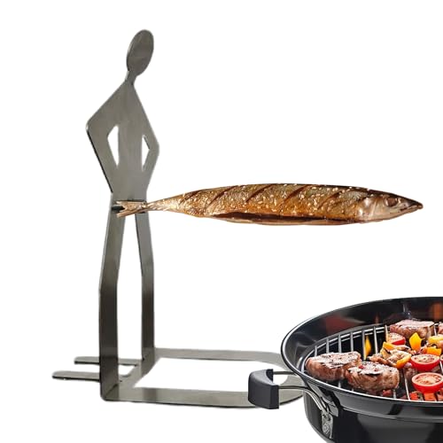 BBQ Sausage Roaster - Hot Dog Holder für Familie und Freunde | Edelstahl mit zusammenklappbaren Stöcken, einfaches Tragen -Grill -Werkzeug, Tabletop -Outdoor -Zubehör für Strandpicknicks Gartenkochen von Pzuryhg
