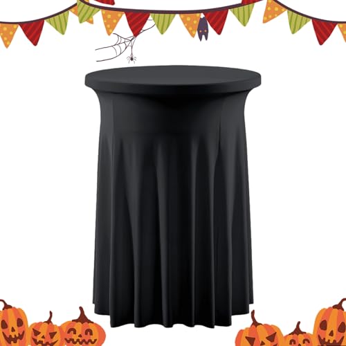 Cocktail -Tischabdeckung Spandex - High Top -Tischdecke für runde Tische | Stretchstoff mit wasserfestem Beschicht, elastischer Passform verhindert ein Rutschen, ideal für Halloween -Veranstaltungen i Cocktail -Tischabdeckung Spandex - High Top -Tischdecke für runde Tische | Stretchstoff mit wasserfestem Beschicht, elastischer Passform verhindert ein Rutschen, ideal für Halloween -Veranstaltungen i von Pzuryhg