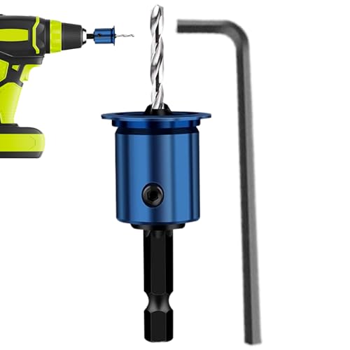 Counter Sink Bit - Bohrerbits für Holzbearbeitung | Legierter und Hochgeschwindigkeits -Stahlverstellbares -Bohrbitset, 59 g Tischtaschewerkzeuge für Möbel, DIY -Projekte und Haushaltsreparatur Counter Sink Bit - Bohrerbits für Holzbearbeitung | Legierter und Hochgeschwindigkeits -Stahlverstellbares -Bohrbitset, 59 g Tischtaschewerkzeuge für Möbel, DIY -Projekte und Haushaltsreparatur von Pzuryhg