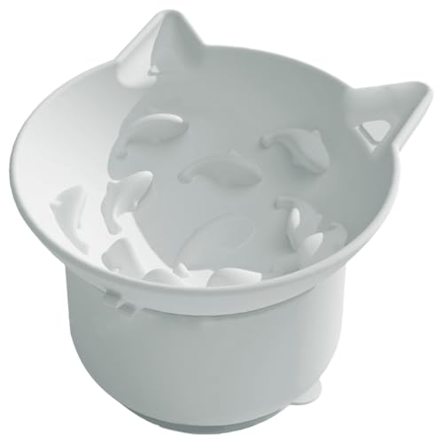 Erhöhter Futternapf für Katzen, geneigte erhöhte Futter- oder Wassernäpfe, Silikon, verstellbarer Winkel mit Saugnapf, für kleine Hunde, dicke Katzen und Kätzchen, 13 x 13 x 8 cm Erhöhter Futternapf für Katzen, geneigte erhöhte Futter- oder Wassernäpfe, Silikon, verstellbarer Winkel mit Saugnapf, für kleine Hunde, dicke Katzen und Kätzchen, 13 x 13 x 8 cm von Pzuryhg