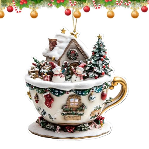 Festlicher Weihnachtsbaumschmuck – 2D-Weihnachtsdekorationen für Fenster, Acryl-Material mit Auto-Innenraum, Tür, Bücherregal für Zuhause, Büro und Schlafsaal-Dekoration Festlicher Weihnachtsbaumschmuck – 2D-Weihnachtsdekorationen für Fenster, Acryl-Material mit Auto-Innenraum, Tür, Bücherregal für Zuhause, Büro und Schlafsaal-Dekoration von Pzuryhg