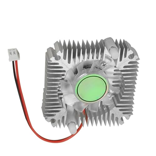 GPU Cooling Fan Aluminum, Radiator 55mm Chip Hole Distance Low Noise Reduction Cooling Enhancement for Home Business Computer Company Work Video Editing Office Desktop 55x55x12mm von Pzuryhg