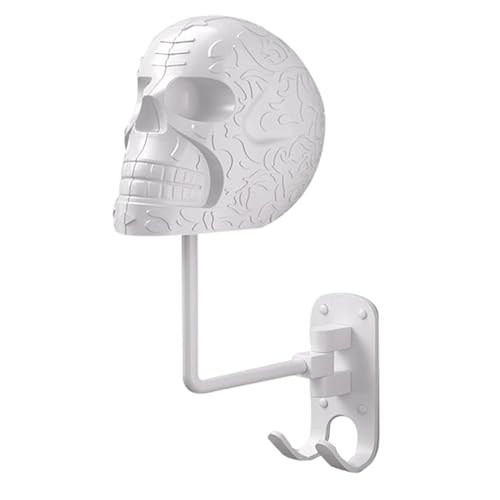 Helmhalter - Schädelform Wandmontage Rack zur Dekoration | Aluminium Creative Hat Display Haken für Garage Eingangsschlafzimmer Apartment, einzigartige Aufbewahrung für Männer Frauen Halloween Wohnhe Helmhalter - Schädelform Wandmontage Rack zur Dekoration | Aluminium Creative Hat Display Haken für Garage Eingangsschlafzimmer Apartment, einzigartige Aufbewahrung für Männer Frauen Halloween Wohnhe von Pzuryhg