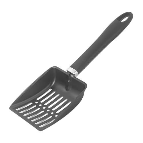 Hohlausschale Schaufel - Metallkohleschaufel zum Reinigen | Edelstahl mit belüftetem Design, Holzkohle -Schaufel -Werkzeug für die Wartung von Feuerstelle im Innenbereich und die Entfernung der Asche von Pzuryhg