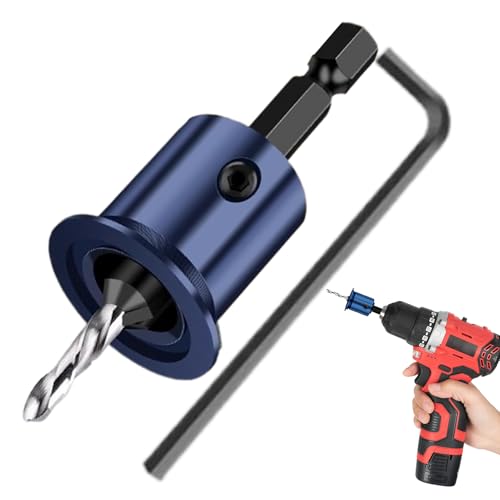 Holzbearbeitungsbohrbits - Countersink -Werkzeuge für Möbel machen | Alloy & HSS -Stahl mit einstellbarer Tiefe, langlebiger Tischlerbohrer für DIY- und Heimatprojekte Holzbearbeitungsbohrbits - Countersink -Werkzeuge für Möbel machen | Alloy & HSS -Stahl mit einstellbarer Tiefe, langlebiger Tischlerbohrer für DIY- und Heimatprojekte von Pzuryhg