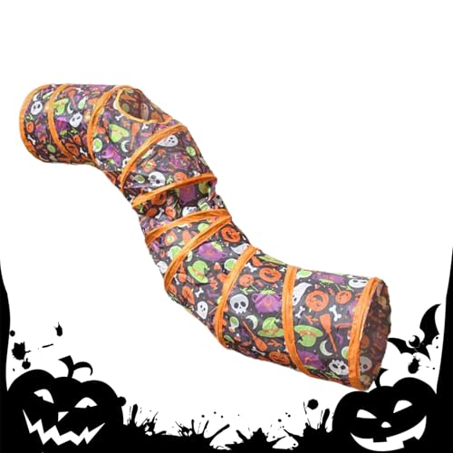 Katzentunnel - Halloween Gothic Interactive Toy für Kätzchen | Polyester mit S und y -förmiges Design, innovativer Streckentunnel für Kaninchen, Hunde, Katzen, und kleine Tiere Katzentunnel - Halloween Gothic Interactive Toy für Kätzchen | Polyester mit S und y -förmiges Design, innovativer Streckentunnel für Kaninchen, Hunde, Katzen, und kleine Tiere von Pzuryhg