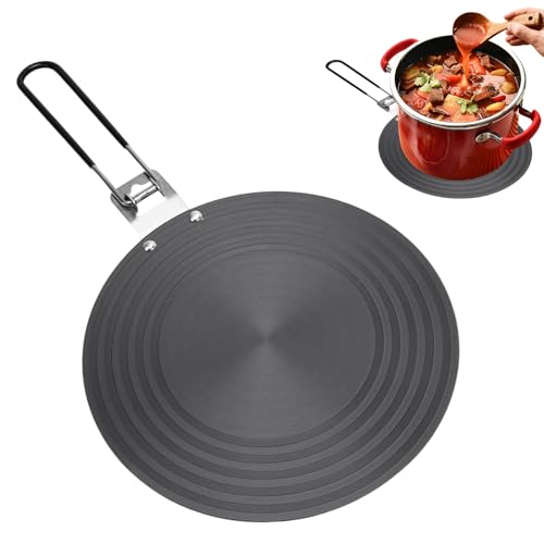 Kochfeld -Induktionskonverter - Adapterplatte für Herd | Aluminiumlegierung & Edelstahl mit Nicht -Schlupfgriff, Diffusor für Pfanne, Gusseisen, Glas, Kaffeemaschine, Brenner Kochfeld -Induktionskonverter - Adapterplatte für Herd | Aluminiumlegierung & Edelstahl mit Nicht -Schlupfgriff, Diffusor für Pfanne, Gusseisen, Glas, Kaffeemaschine, Brenner von Pzuryhg