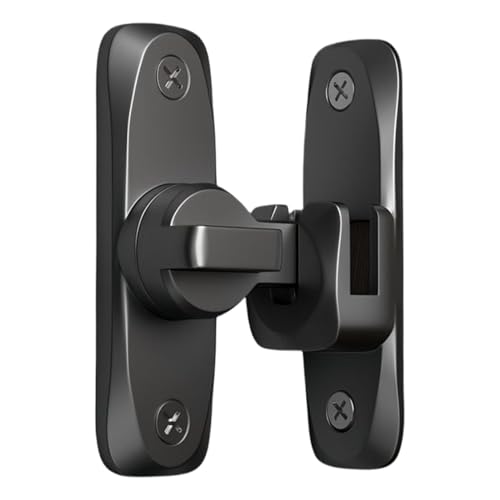 Latching Latch - Aluminiumlegierung schwere -Tür -Verriegelung | Anti-Diebstahl-Hardware, 90 °/180 ° Schwungstüren für Gate-Scheune, Fensterscheibenschrank, sicherer Verschluss, leicht anpassungs von Pzuryhg