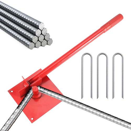 Metal Bender, Mini Construction Bending Tool, Heavy-Duty Manual Shaping Device for Ductwork Welding Roofing Insulation, Ideal for Garage, Projects and Building Use at Construction Sites von Pzuryhg