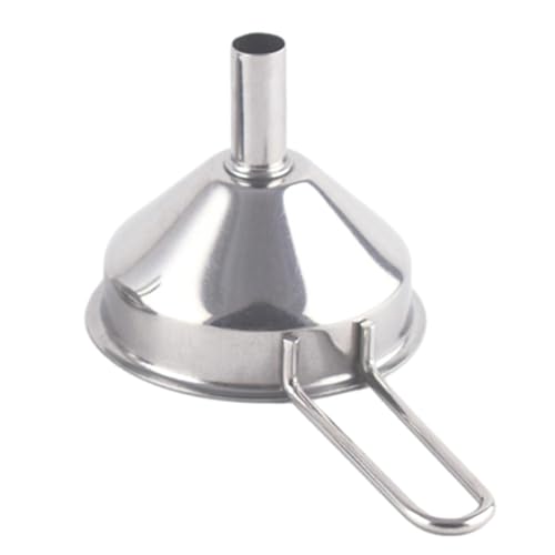 Mini Fillings Bottle Funnels, Small Funnels Liquor Flask, Stainless Steel Material, Food-Grade Kitchen Funnel with Long Handle, Hangable Oil Filling Funnel for Transferring Oils, 3.94x1.89x2.20 inches Mini Fillings Bottle Funnels, Small Funnels Liquor Flask, Stainless Steel Material, Food-Grade Kitchen Funnel with Long Handle, Hangable Oil Filling Funnel for Transferring Oils, 3.94x1.89x2.20 inches von Pzuryhg