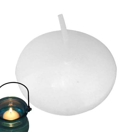 Pool Floating Candle - weißes Wachsfloßkerzen für Heimdekor | Charmante Beleuchtung mit lang anhaltender Verbrennung für besondere Anlässe und Vorschläge, 3,5 x 3,5 x 1 cm Pool Floating Candle - weißes Wachsfloßkerzen für Heimdekor | Charmante Beleuchtung mit lang anhaltender Verbrennung für besondere Anlässe und Vorschläge, 3,5 x 3,5 x 1 cm von Pzuryhg