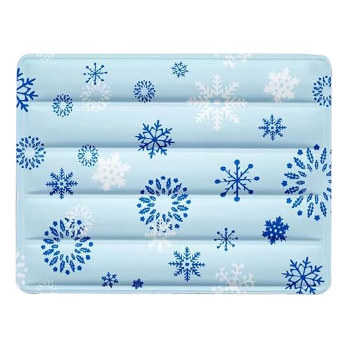 Pzuryhg Dog Cooling Mat, Sleep Cooling Mat for Dogs, Soft Reusable Floor Cushion, Hot Weather Washable Solution for Small Medium Large Animals, Indoor Outdoor Use, 11.81x15.75 inches von Pzuryhg