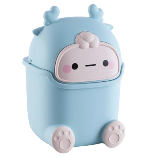 Pzuryhg Mini Trash Can, Small Countertop Garbage Bin With Lid, Cute Cartoon Shape Desk Trash Container For Bedroom Bathroom Vanity Kitchen, Tabletop Organizer Waste Bin,5.91x5.51x9.06 In Pzuryhg Mini Trash Can, Small Countertop Garbage Bin With Lid, Cute Cartoon Shape Desk Trash Container For Bedroom Bathroom Vanity Kitchen, Tabletop Organizer Waste Bin,5.91x5.51x9.06 In von Pzuryhg