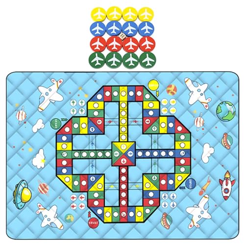 Pzuryhg Outdoor Play Mat, Waterproof Picnic Blanket, Foldable Multifunctional Chess Carpet Mat with Chess Pieces for Family Party, Board Game for Beach and Camping, 78.74 x 59.06 inches Pzuryhg Outdoor Play Mat, Waterproof Picnic Blanket, Foldable Multifunctional Chess Carpet Mat with Chess Pieces for Family Party, Board Game for Beach and Camping, 78.74 x 59.06 inches von Pzuryhg