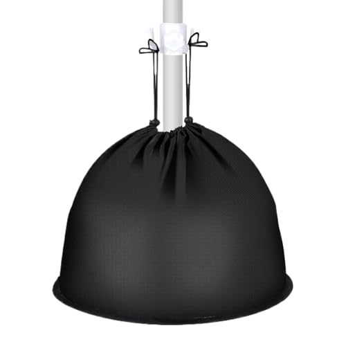 Pzuryhg Sandsäcke für Schirmständer, Gewichtssandsack, faltbarer Kordelzug, tragbarer Sandsack, perfekt für Hinterhof, Pool, Picknick, Resort, Camping, Terrasse und Garten, 45 x 25 x 1 cm von Pzuryhg