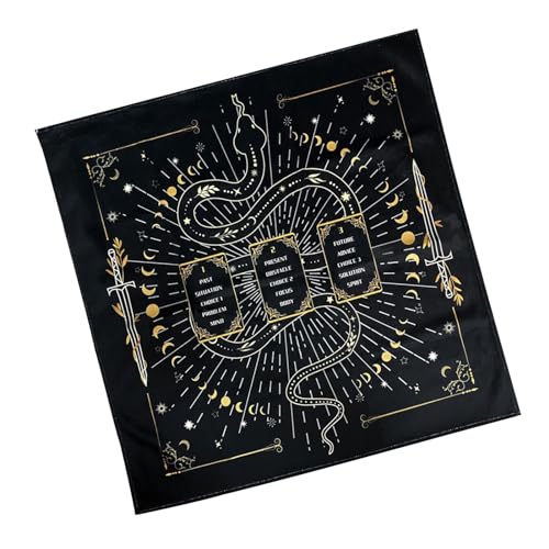 Pzuryhg Tarottuch, spirituelles Tuch, dicker Samtstoff, Altar, Tarotkartentuch für Küchenpartys, Wanddekoration Pzuryhg Tarottuch, spirituelles Tuch, dicker Samtstoff, Altar, Tarotkartentuch für Küchenpartys, Wanddekoration von Pzuryhg