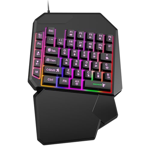 Pzuryhg Wrohto Programmierbare mobile Tastatur, ergonomische PP-Tastatur, 20,3 x 15,3 x 3,5 cm, USB-Kabel, kompaktes professionelles Design für tägliche Unterhaltung, Handy und effizientes Tippen Pzuryhg Wrohto Programmierbare mobile Tastatur, ergonomische PP-Tastatur, 20,3 x 15,3 x 3,5 cm, USB-Kabel, kompaktes professionelles Design für tägliche Unterhaltung, Handy und effizientes Tippen von Pzuryhg
