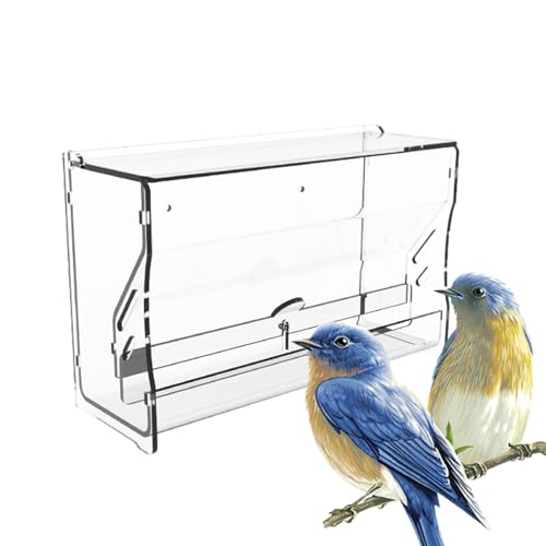 Quail Feeder, Automatic Water Dispenser and Feeding Cup, Acrylic and Wood Parakeet Box, Pet Cage Food Container, Ideal for Quails, Budgerigar, and Peony, 15x7.8x14.2cm / 22x7.8x14.2cm Quail Feeder, Automatic Water Dispenser and Feeding Cup, Acrylic and Wood Parakeet Box, Pet Cage Food Container, Ideal for Quails, Budgerigar, and Peony, 15x7.8x14.2cm / 22x7.8x14.2cm von Pzuryhg