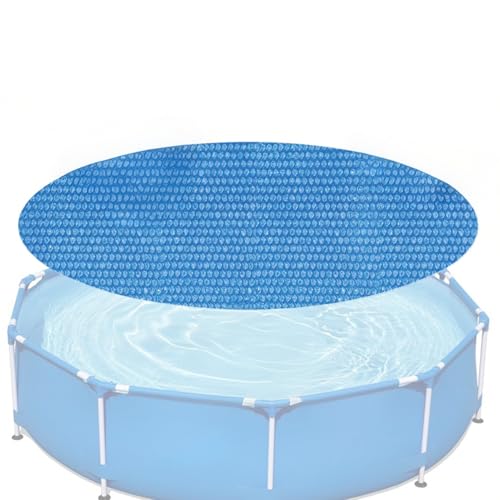 Runder Poolabdeckung | Runde Schutzabdeckungen für Swimmingpool,Leichte Schutzabdeckung für im Garten und Außenbereich von Pzuryhg