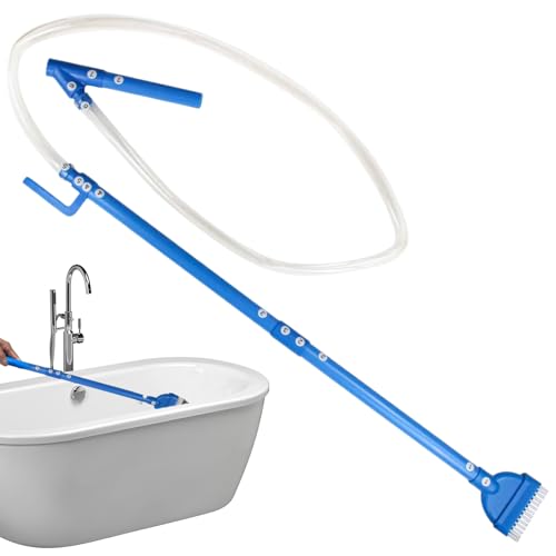 Spa Vacuum for Hot Tub, Handheld Pool Vacuum, ABS Portable and Efficient Cleaning Tool, Safe Manual Design for Algae and Dirt Removal in Swimming Water, Efficient Pool Cleaner, 150cm, 87cm von Pzuryhg
