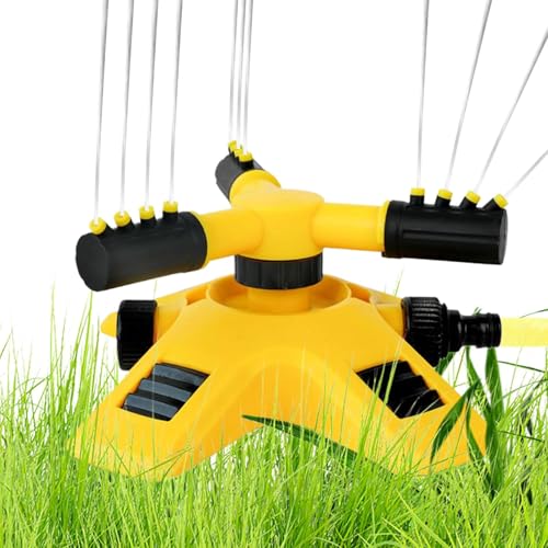 Sprinklers for Yard, 360-Degree Rotating Sprinkler, ABS Engineering Large Area Irrigation System, Adjustable Watering Tool, Perfect for Outdoor Use, Kids, Pets, and Lawn Care,20.5x18.0x9.0cm von Pzuryhg