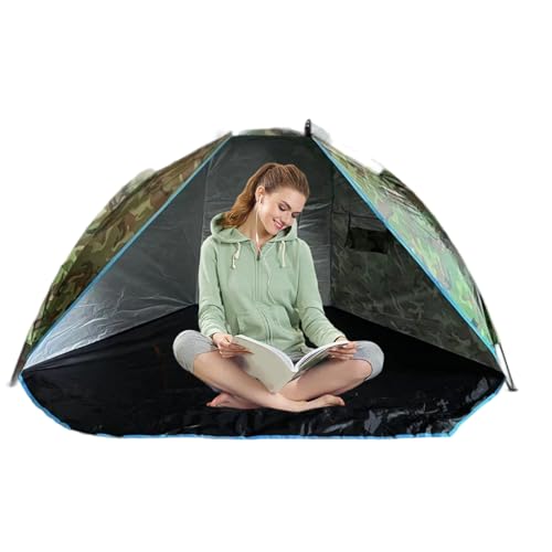 Strandzelt, Angelunterstand mit Nägeln, Sonnenschutzdach, 220 x 120 x 120 cm, faltbare Rahmenstruktur, stabiles Material, Tragetasche inklusive, perfekt für Camping, Rucksackreisen, Picknick Strandzelt, Angelunterstand mit Nägeln, Sonnenschutzdach, 220 x 120 x 120 cm, faltbare Rahmenstruktur, stabiles Material, Tragetasche inklusive, perfekt für Camping, Rucksackreisen, Picknick von Pzuryhg