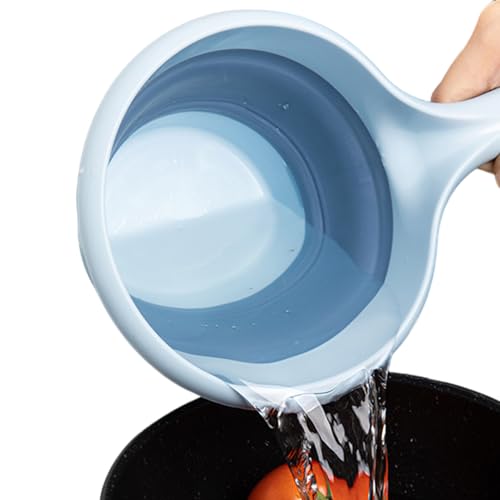 Water Scoop Cup, Portable Folding Bath Ladle For Hair Washing, Space-Saving Thicken Water Spoon For Bathroom Kitchen Use, Compact Handle Scoop For Bathing And Rinsing, Multi-Purpose Usage von Pzuryhg