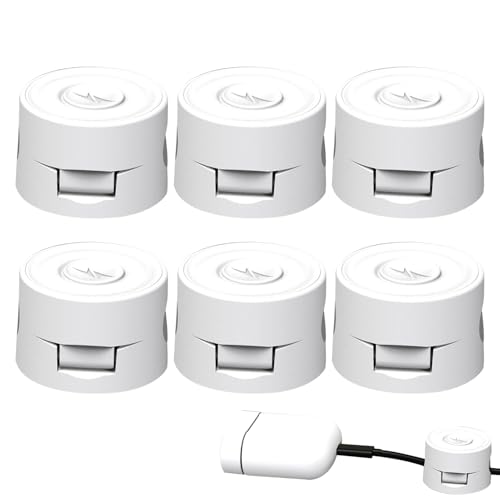 Wrohto Magnetischer Kabel-Clip-Halter, ABS-Kabel-Organizer mit weicher Silikonhülle, Schreibtisch-Kabelmanagement für USB-Kabel, Netzwerkkabel, Headsets, Handy-Ladegeräte, ordentliches Zubehör Wrohto Magnetischer Kabel-Clip-Halter, ABS-Kabel-Organizer mit weicher Silikonhülle, Schreibtisch-Kabelmanagement für USB-Kabel, Netzwerkkabel, Headsets, Handy-Ladegeräte, ordentliches Zubehör von Pzuryhg