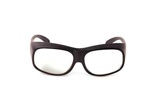 Q-BAIHE Laserschutzbrille 2940nm 33# Erbium Laserschutzbrille Schwarz Vollrand von Q-BAIHE