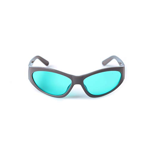 Q-BAIHE Laserschutzbrille Rote Laserschutzbrille 635nm 650nm 694nm 55# Laserschutzbrille von Q-BAIHE