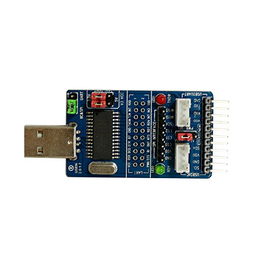 Q-BAIHE All-in-one-Adapter, USB auf SPI / I2C / IIC / UART / TTL / ISP, serieller Adapter Q-BAIHE All-in-one-Adapter, USB auf SPI / I2C / IIC / UART / TTL / ISP, serieller Adapter von Q-BAIHE
