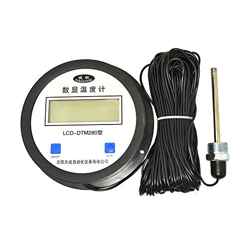 Q-BAIHE Hochpräzises digitales Thermometer mit Sonde, elektronisches digitales Wasserzähler, Temperaturmessgerät, 15 m Kabel von Q-BAIHE