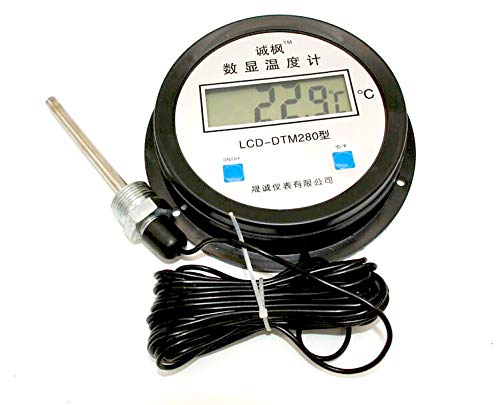 Hoher Präzisions Digital Thermometer mit Sonde Digital Wasserzähler Temperatur Messgerät 10m Kabel Hoher Präzisions Digital Thermometer mit Sonde Digital Wasserzähler Temperatur Messgerät 10m Kabel von Q-BAIHE