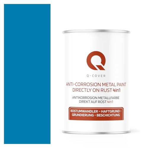 Q-COVER ANTIKORROSION METALLFARBE DIREKT AUF ROSR 4 IN 1 Himmelblau RAL 5015 1L SATIN ANTI-ROST METALLSCHUTZLACK METALLLACK METALLSCHUTZFARBE RAL FARBE FÜR METALL Q-COVER ANTIKORROSION METALLFARBE DIREKT AUF ROSR 4 IN 1 Himmelblau RAL 5015 1L SATIN ANTI-ROST METALLSCHUTZLACK METALLLACK METALLSCHUTZFARBE RAL FARBE FÜR METALL von Q-COVER