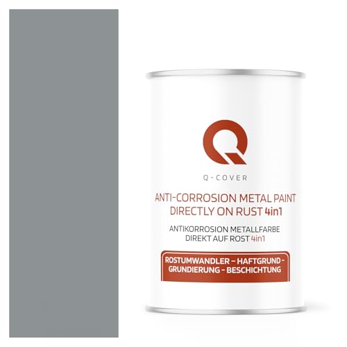 Q-COVER ANTIKORROSION METALLFARBE DIREKT AUF ROSR 4 IN 1 Telegrau RAL 7045 1L HOCHGLANZ ANTI-ROST METALLSCHUTZLACK METALLLACK METALLSCHUTZFARBE RAL FARBE FÜR METALL Q-COVER ANTIKORROSION METALLFARBE DIREKT AUF ROSR 4 IN 1 Telegrau RAL 7045 1L HOCHGLANZ ANTI-ROST METALLSCHUTZLACK METALLLACK METALLSCHUTZFARBE RAL FARBE FÜR METALL von Q-COVER