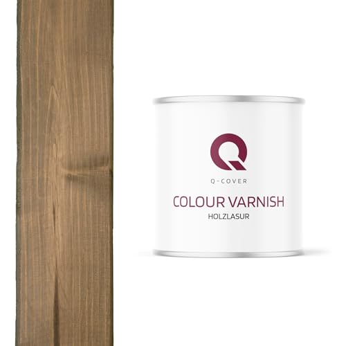 Q-Cover Holzlasur Braun-grau 7013, 2.5L (ca.13m²-1 Anstrich) Seidenmatt Holzschutz Holzschutzlasur Lasur Wasserbasierte Innen Außen Lasur Abperleffekt Für Holz Q-Cover Holzlasur Braun-grau 7013, 2.5L (ca.13m²-1 Anstrich) Seidenmatt Holzschutz Holzschutzlasur Lasur Wasserbasierte Innen Außen Lasur Abperleffekt Für Holz von Q-COVER