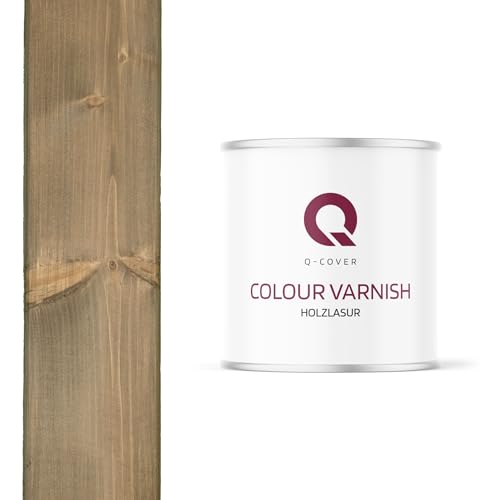Q-Cover Holzlasur Grau-beige 7006, 2.5L (ca.13m²-1 Anstrich) Seidenmatt Holzschutz Holzschutzlasur Lasur Wasserbasierte Innen Außen Lasur Abperleffekt Für Holz Q-Cover Holzlasur Grau-beige 7006, 2.5L (ca.13m²-1 Anstrich) Seidenmatt Holzschutz Holzschutzlasur Lasur Wasserbasierte Innen Außen Lasur Abperleffekt Für Holz von Q-COVER