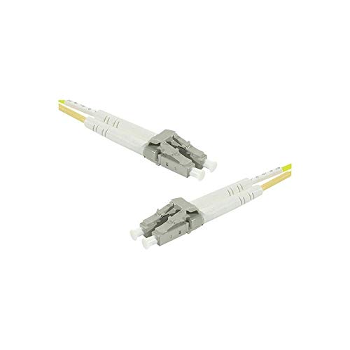 CONNECT 2 m OS2-9/125 LSZH LC/LC Fiber Duplex Patch Schnur – Gelb von Q-Connect