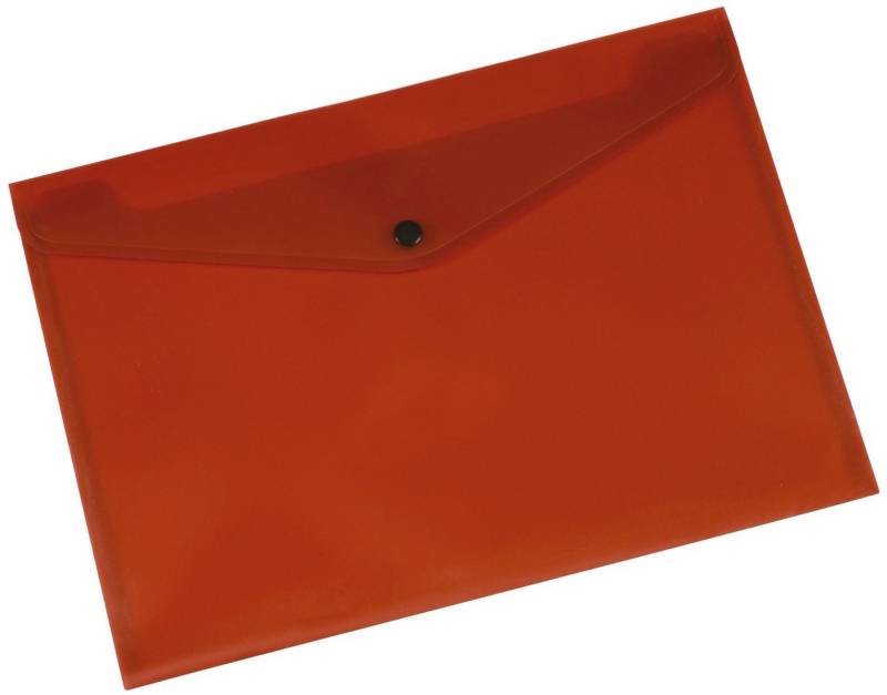 Q-Connect Aufbewahrungsbox Q-Connect® KF03594 Dokumentenmappe - rot, A4 bis zu 50 Blatt von Q-Connect