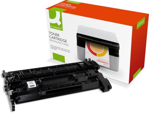 Q-Connect Toner mit hoher Ergiebigkeit kompatibel zu HP CF226X - Schwarz K15871QC von Q-Connect